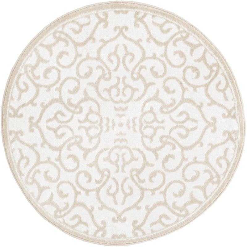 Whitting Oriental Indoor Rug, Round 3'3"
