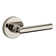 Tubed Door Lever with Round Rose