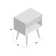 Henline 1-Drawer Solid Wood Nightstand