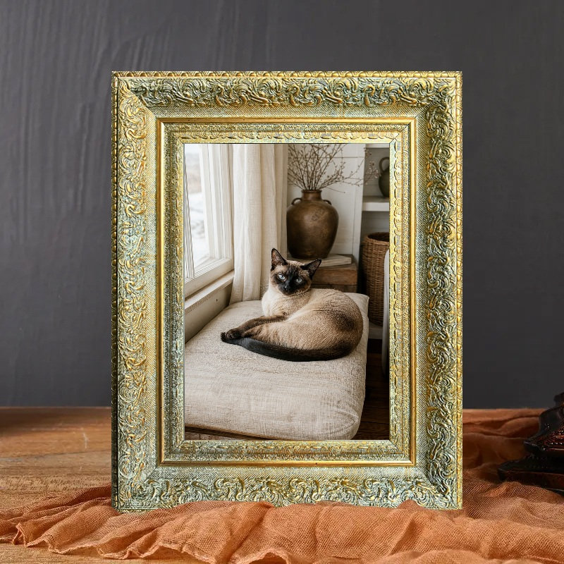 Cadre photo élégant 3 pièces 5 "x 7" doré antique, Antique Gold, 3, 5" W x 7" H