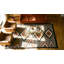 Antique Flat Woven Native American Navajo Hallway Runner Wool Green Rug