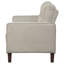 Causeuse capitonnée beige-1953897327