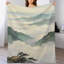 Jeté en flanelle Misty Mountain Pine-134404642