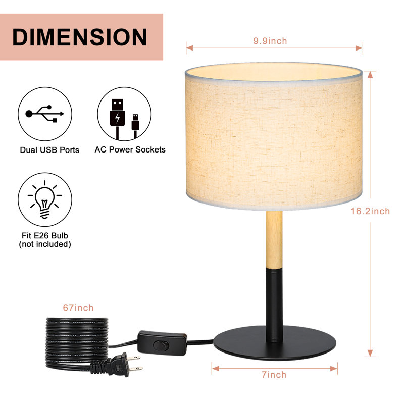 Tyecha Metal USB Table Lamp