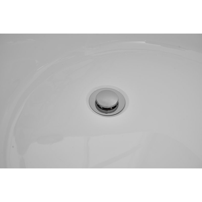 Jakeena 70'' x 31.5'' Soaking Acrylic Bathtub