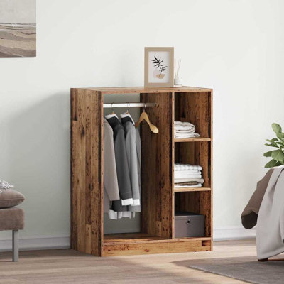 Wardrobe 77X48x102 Cm Engineered Wood