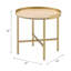 Table de bout à plateau supérieur