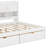 Full Multi-Functional Wooden L-Shaped Daybed, Boasting Seven Storage Cabinets & Two Drawers, Includes Study Desk & Built-In Bookshelf