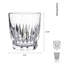 Mikasa Hampshire Double Old Fashioned Glass Set, 12 Ounce