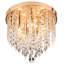 Plafonnier en cristal à 5 lumières Cheyan-1131894309