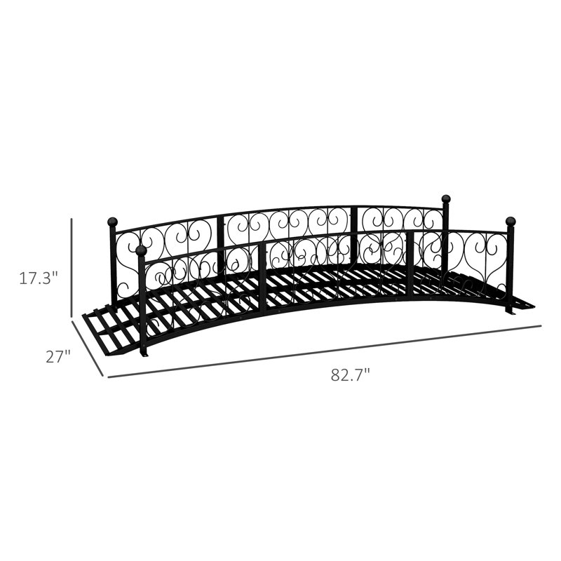 Passerelle en arc 7 '