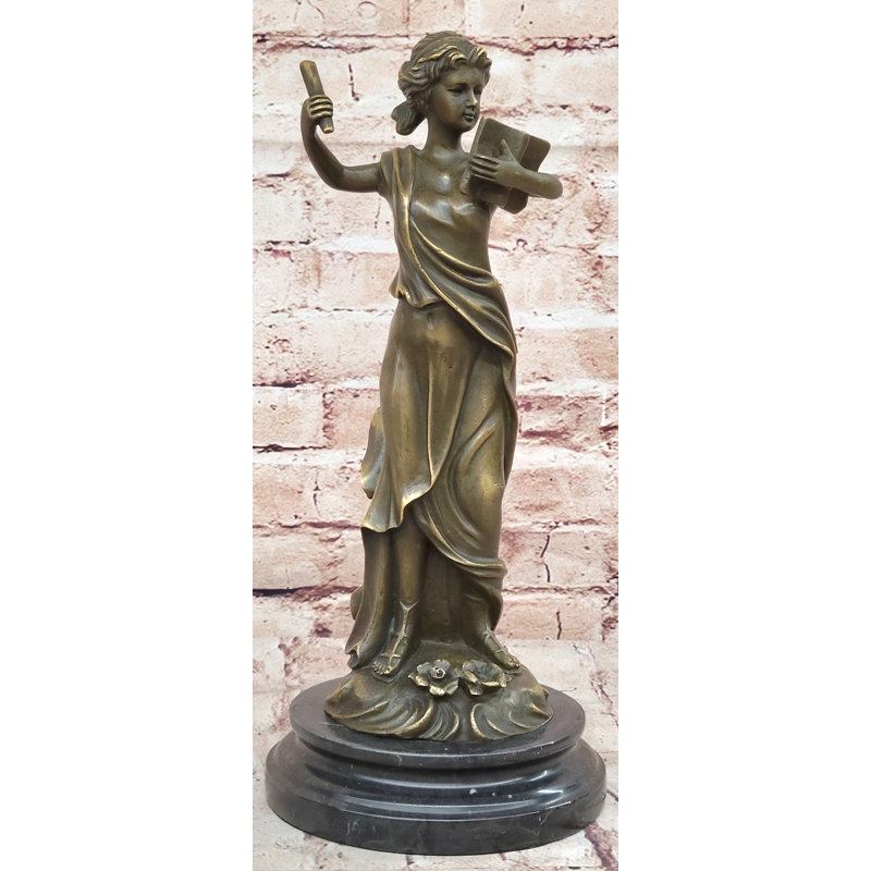 Athéna, déesse grecque, figure mythologique, sculpture en bronze de Milo