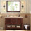 Applique murale industrielle moderne avec deux lumières, fixation réglable pour meuble-lavabo, chambre à coucher, salon et plus