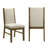 7 , Rectangular 7 Dining With Handmade Solid Wood And Upholstered Chairs For A Versatile Complement-306588790