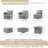 Nakeisha 5 - Person Patio Conversation Set with Cushions-1634226592-1633478760