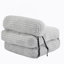 Fauteuil à billes d'intérieur pliable, gris clair