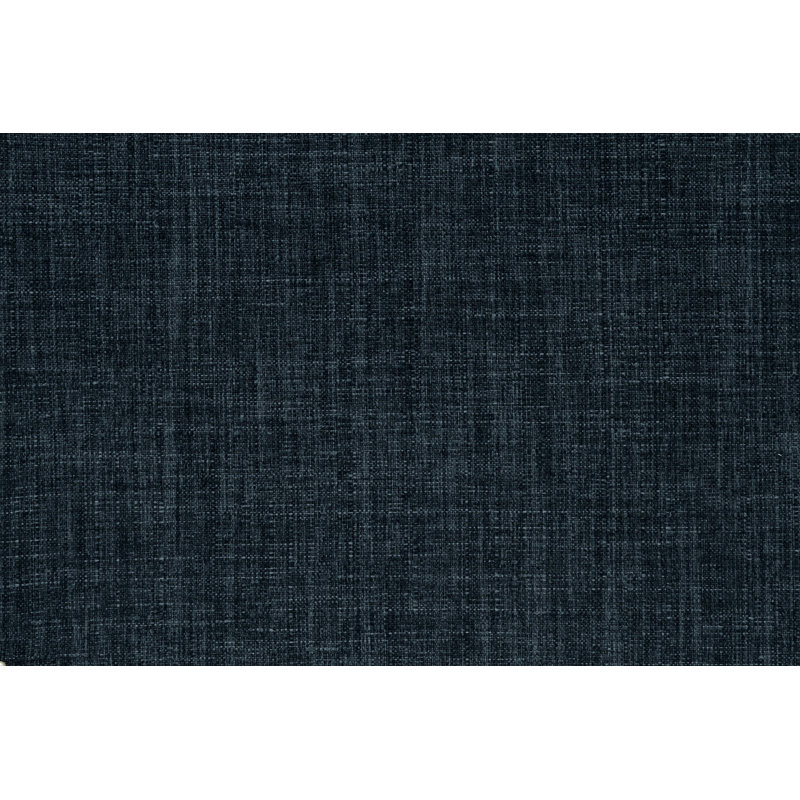Upholstered Wingback Chair, Indigo Fabric