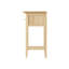 Claiborne Ash 1 Drawer Slim Bedside Table Nightstand Cabinet