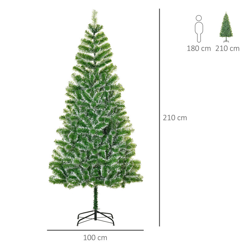 150cm H Artificial Spruce Christmas Tree, 7ft.