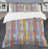 Brun / jaune / floral rouge