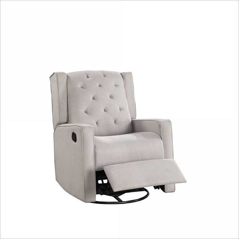 Fauteuil inclinable et oscillant en tissu gris Classic par xpiyaer