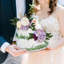 3 pièces de décoration de gâteau de mariage-869187237