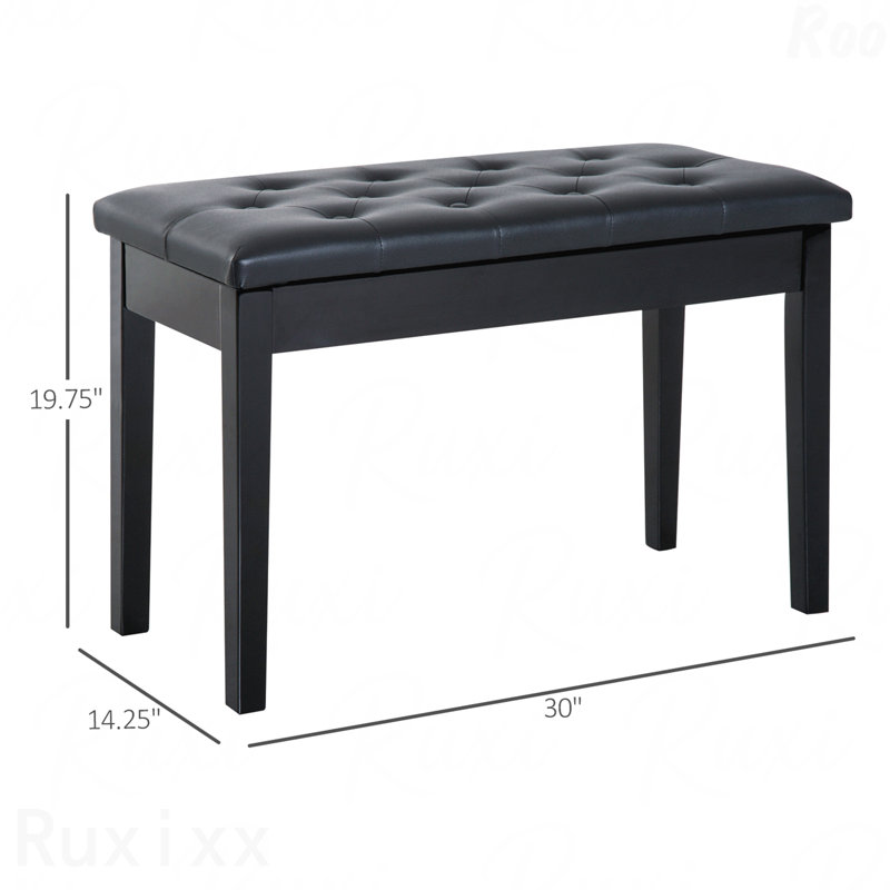 Banc de piano, ensemble de piano, Noir