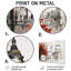 «Vibrant Madrid Streets In Autumn I - Cityscapes», impression murale en métal-1682854875