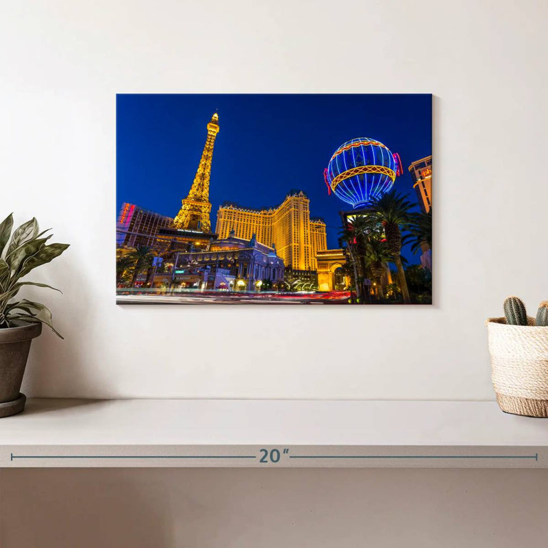 Ravi Las Vegas Paris Lights, H 8 po x l 12 po