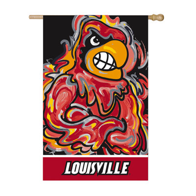 Drapeau de maison 43 po x 29 po Université de Louisville