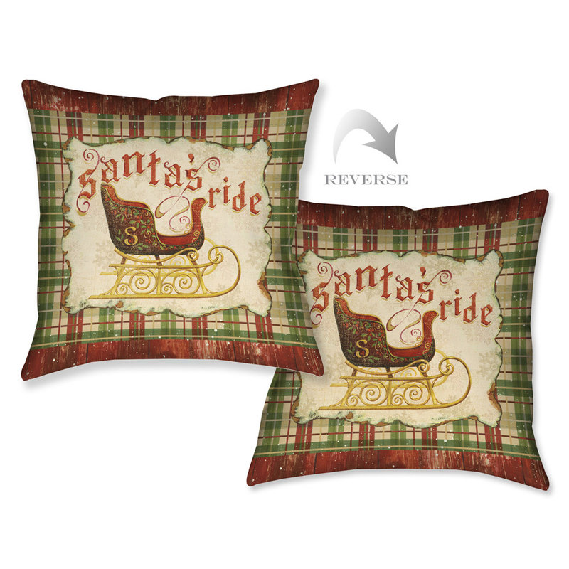 Coussin décoratif du père noël