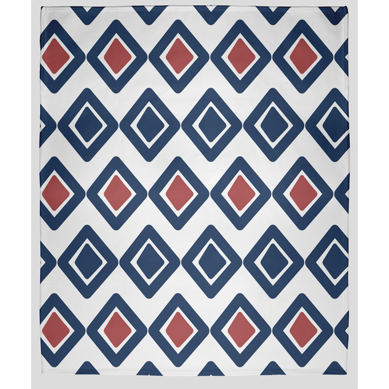 Jeté polaire haut de gamme, L 50 po x L 60 po, Bleu, 1.85