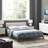 Luella Queen Upholstered Fabric Platform Bed-861454645