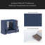 Meuble-lavabo traditionnel 36 po (lavabo non inclus)-110393404