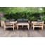 Monterey Outdoor 6 - Piece Teak Conversation Set-811188825-847976537