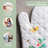 Maison d'Hermine Oven Gloves 100% Cotton Oven Mitt 7" x 13" with Loop Heat Resistant BBQ Cooking Gloves Baking Grilling Valentines Day Decorations Spring/Summer (Pack of 1, Printemps)