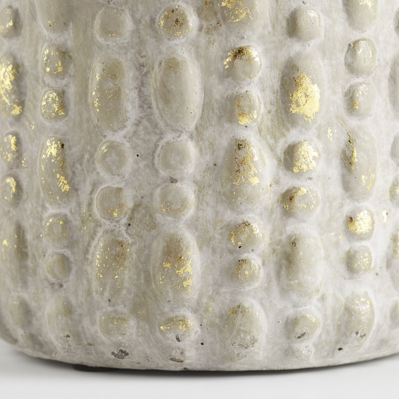 Homage Pot Planter, 9" H x 7.25" W x 7.25" D