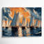 Art nautique gris sur toile-1994563288