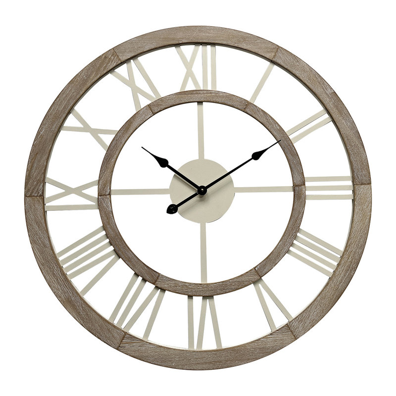 Très grande horloge murale ronde 33 po Bellavance