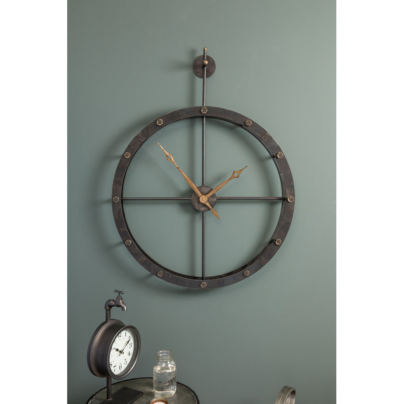 Metal Analog Wall Clock