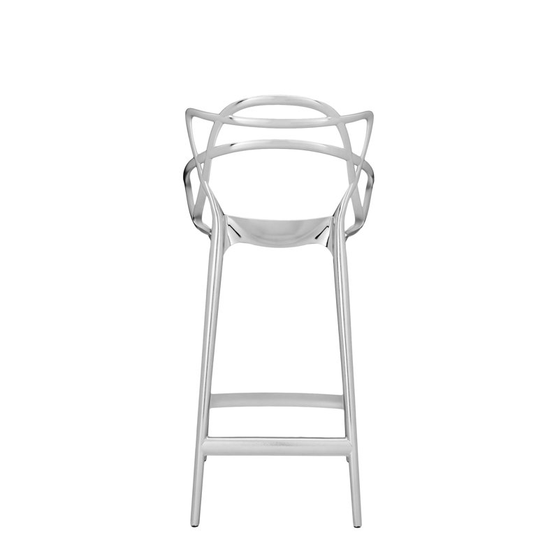 Masters Outdoor Bar Stool, Chromed