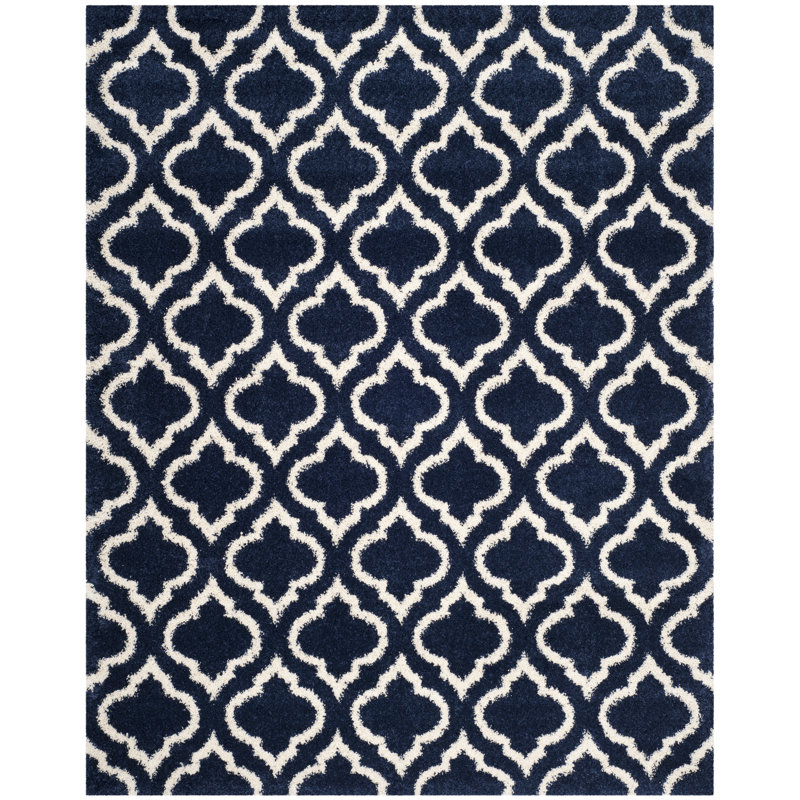 Tapis à poils longs Darrold Hudson, Rectangle 9 pi x 12 pi