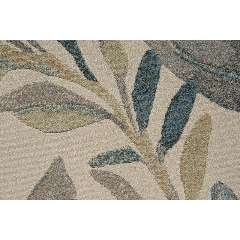 Floral Area Rug, Rectangle 120 x 170 cm