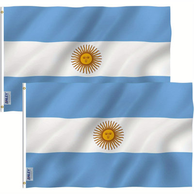 Fly Breeze 3x5 Foot Argentina Flag - Argentinian National Flags Polyester