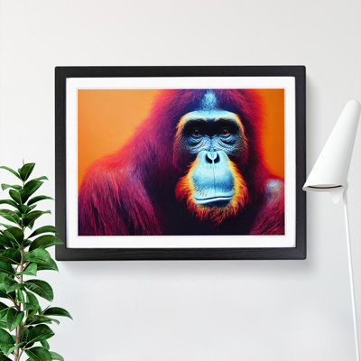 Spectacular Orangutan - Framed Print