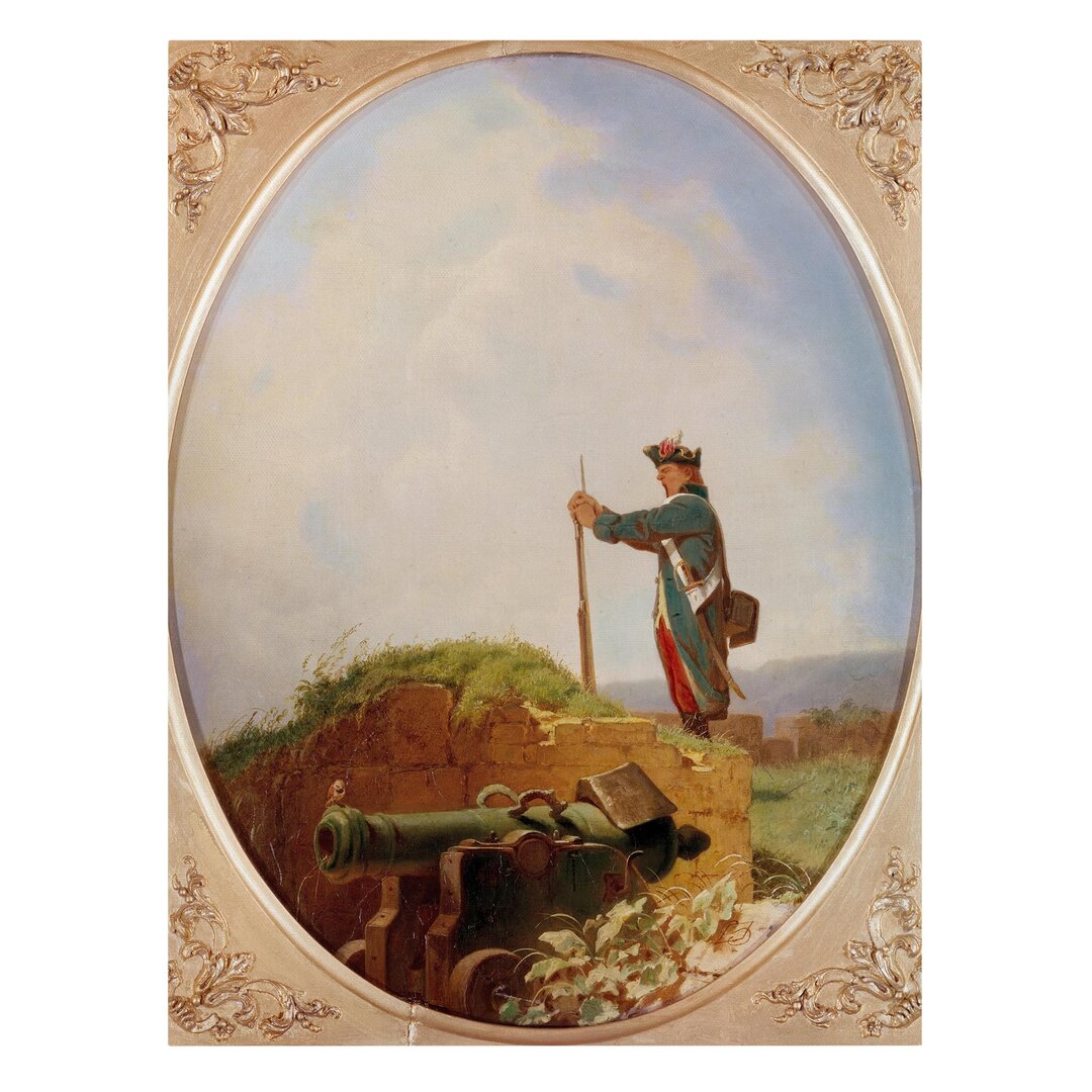 Leinwandbild Gähnende Schildwache von Carl Spitzweg