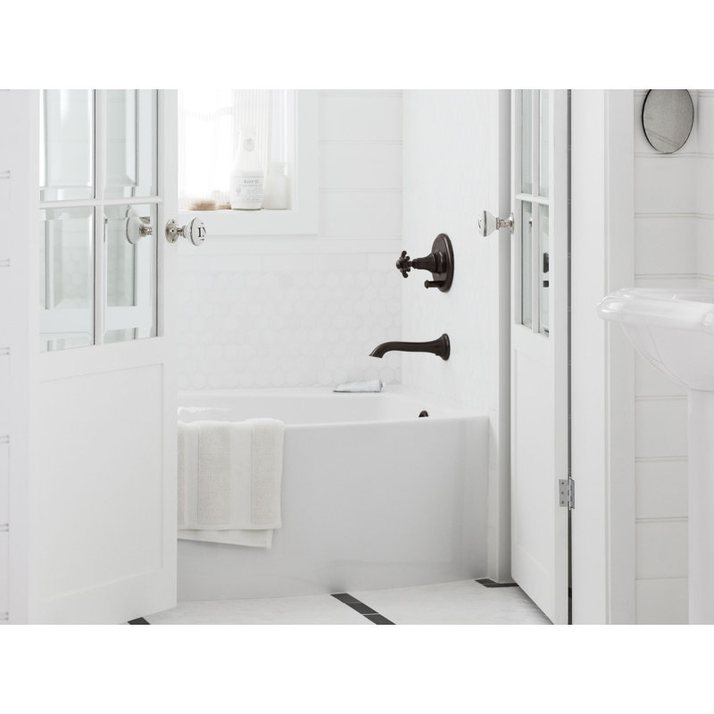 Artifacts Wall-Mount Bath Spout With Flare Design