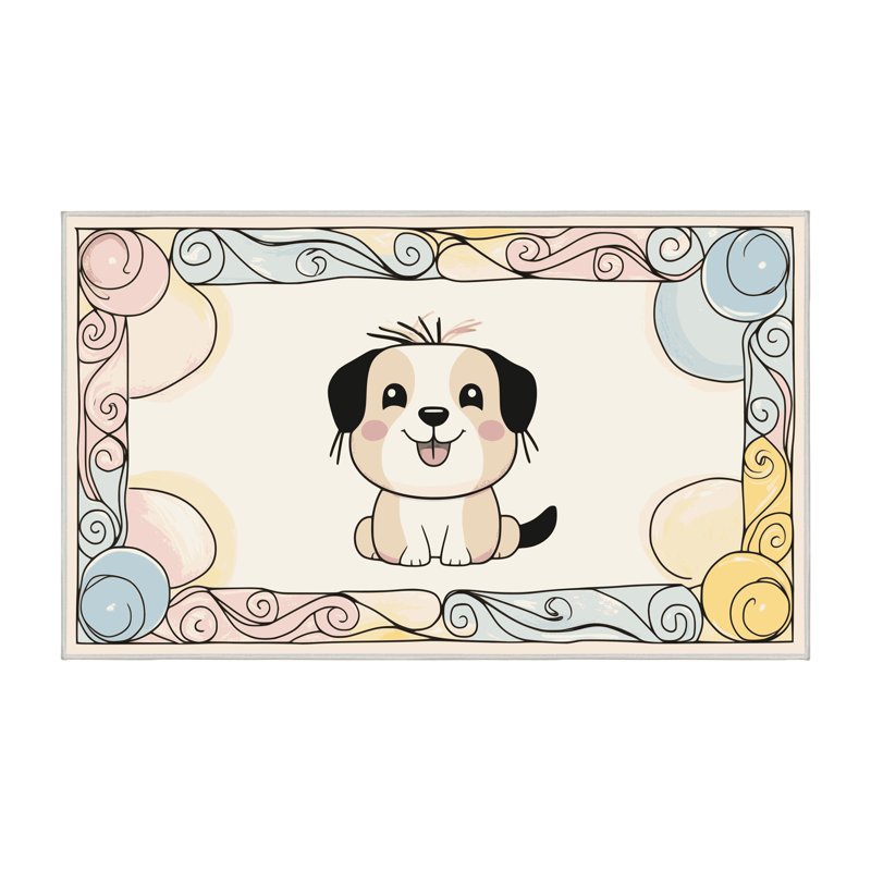 Tapis pour enfants East Urban Home, Rectangulaire 2 pi x 3 pi