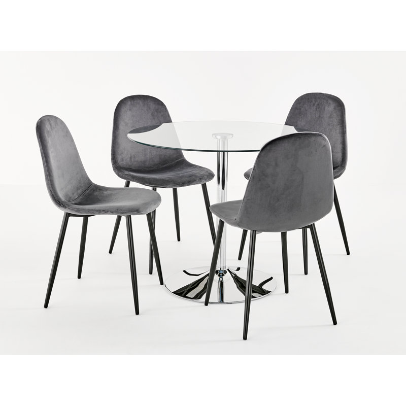 Bobb 4 - Person Dining Set
