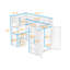 Lit mezzanine avec bureau, tiroirs et garde-robe-1245260588-1245260586